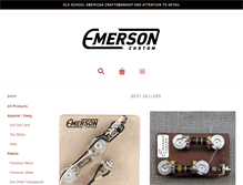 Tablet Screenshot of emersoncustom.com